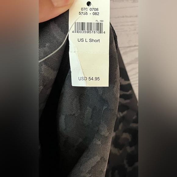 Aerie Offline Jacquard Peak Leopard Animal Print Leggings Joggers Large Short - Picture 12 of 13